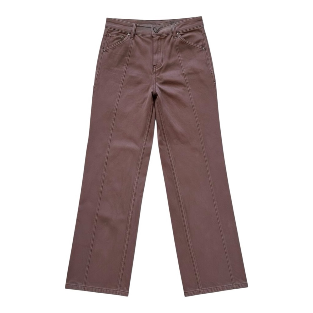 PacSun Brown Straight Leg Carpenter Women’s Size 26 High Rise Cotton Pants